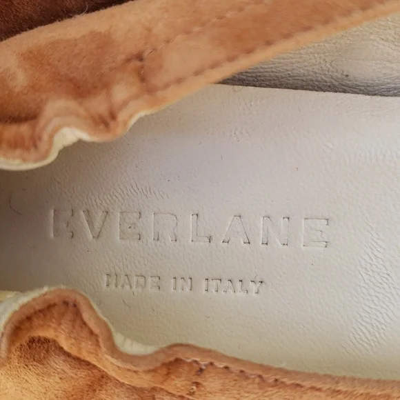 Everlane Tan Suede Heels - Picture 5 of 8